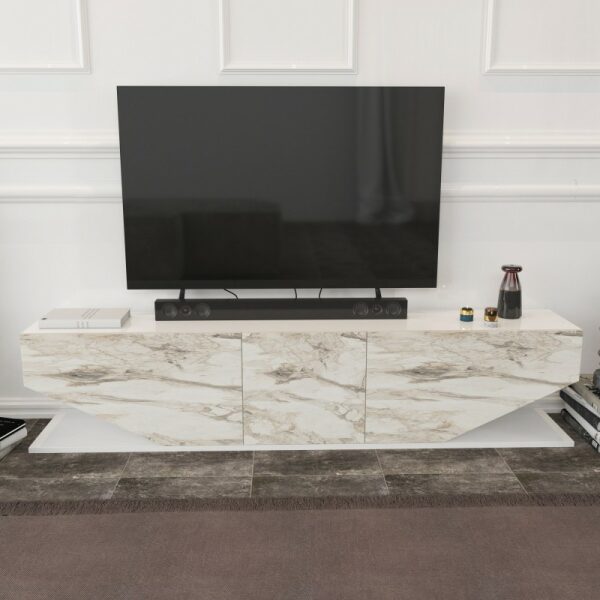Mueble de tv violet biiaminado marmol blanco 180 cms jpg