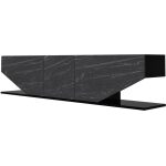 Mueble de tv violet biiaminado marmol negro 180 cms 4 jpg