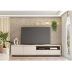 Mueble tv isis blanco roto y nogal 218 cms 4 jpg