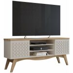 Mueble tv liz blanco roto y cedro 160 cms jpg