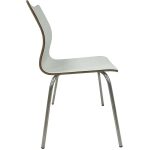 Silla amelie apilable acero inoxidable asiento laminado hpl blanco roto 2 jpg