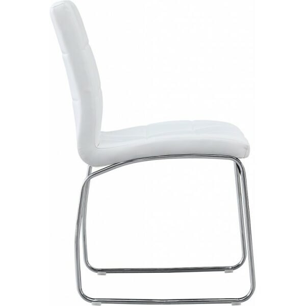 Silla berta cromada similpiel blanca 1 jpg