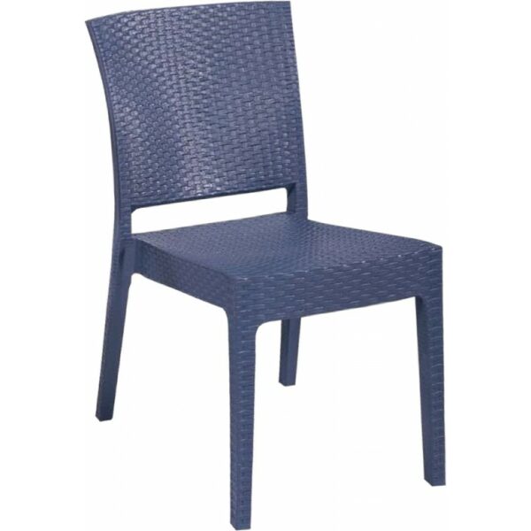 Silla lido apilable polipropileno gris oscuro jpg