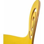 Silla pinsapo apilable acero inoxidable laminado amarillo 4 jpg