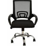 Sillon de oficina fiss new m negro gas basculante malla y tejido negro 2 jpg