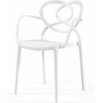 Sillon love apilable polipropileno blanco jpg