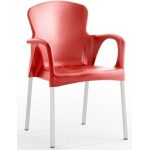 Sillon sena apilable polipropileno rojo jpg