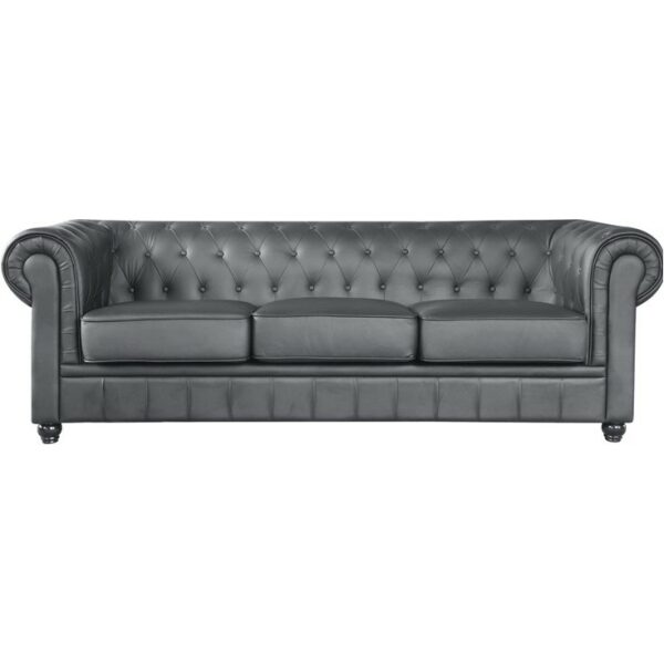 Sofa chester new 3 plazas similpiel negra 1 jpg