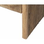 Banqueta-Baúl Natural Tejido-Madera 100 X 35 X 56 Cm