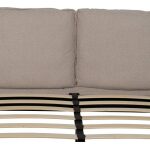 Cama Beige Tejido Dormitorio 163 X 215 X 93 Cm