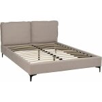 Cama Beige Tejido Dormitorio 163 X 215 X 93 Cm