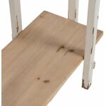 Consola Natural-Blanco Madera De Abeto 120 X 40 X 80 Cm