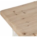 Consola Natural-Blanco Madera De Abeto 120 X 40 X 80 Cm