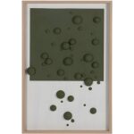 Cuadro Pintura Relieve Dm Decoración 80 X 6 X 120 Cm