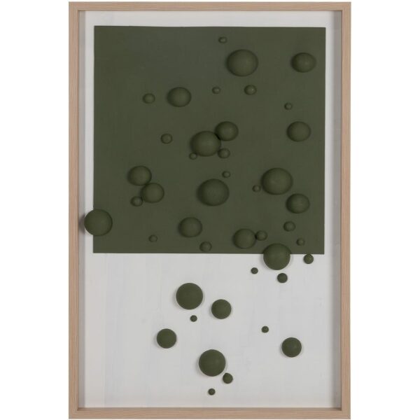 Cuadro Pintura Relieve Dm Decoración 80 X 6 X 120 Cm