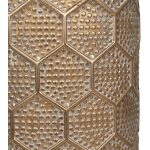 Jarrón Oro Metal Decoración 20,50 X 15 X 95 Cm