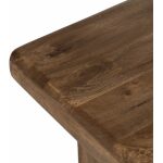 Mesa Centro Marrón Madera De Mango Salón 140 X 70 X 45 Cm