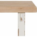 Mesa Centro Natural-Blanco 120 X 60 X 48 Cm