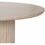 Mesa Comedor Beige Piedra Mdf Decoración 180 X 90 X 76 Cm