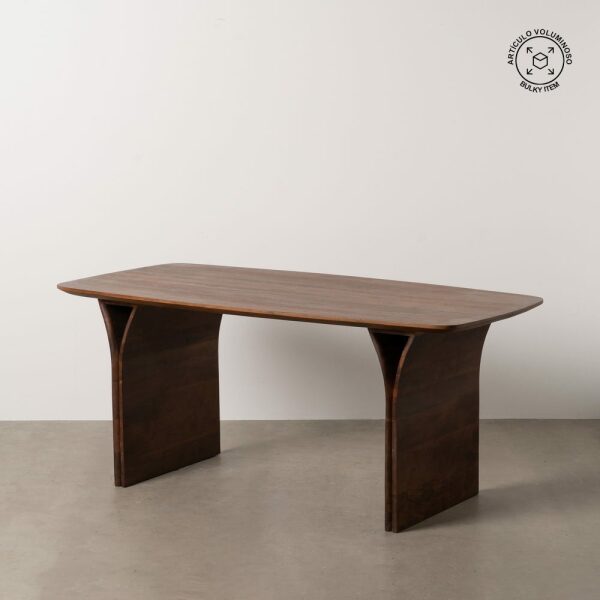 Mesa Comedor Marrón Madera De Acacia 180 X 90 X 76 Cm