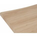 Mesa Comedor Natural-Crema Dm-Metal 180 X 90 X 75 Cm