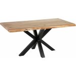 Mesa Comedor Natural-Negro 160 X 90 X 76 Cm