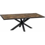 Mesa Comedor Natural-Negro 220 X 100 X 76 Cm