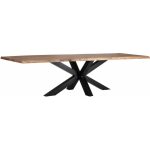 Mesa Comedor Natural-Negro 300 X 94 X 78 Cm