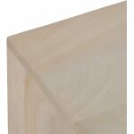 Mueble Tv Blanco Madera De Mango Salón 140 X 40 X 58 Cm