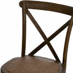Silla Aspas Marrón Madera 50 X 56 X 87 Cm