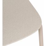 Silla Beige Pp-Metal Exterior 50 X 53 X 85 Cm