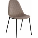 Silla Beige Tejido-Metal Salón 46 X 51 X 83,50 Cm