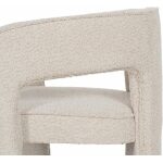 Silla Beige Tejido Salón 69 X 66 X 73 Cm