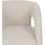 Silla Beige Tejido Salón 69 X 66 X 73 Cm