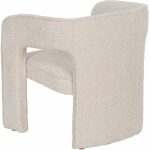 Silla Beige Tejido Salón 69 X 66 X 73 Cm