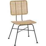 Silla Fibra Natural-Metal Salón 51 X 50 X 84 Cm