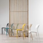Silla Gris Oscuro Polipropileno 43 X 43 X 83,20 Cm