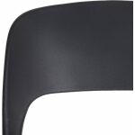Silla Gris Oscuro Polipropileno 43 X 43 X 83,20 Cm