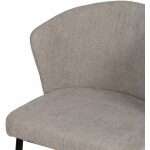 Silla Gris Tejido-Metal Contract 59 X 55 X 80 Cm