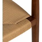 Silla Marrón Madera 42,70 X 54,80 X 77,50 Cm