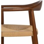 Silla Marrón Madera 42,70 X 54,80 X 77,50 Cm