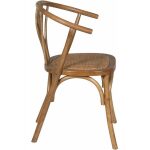 Silla Miel Madera-Ratán 55 X 50 X 81 Cm