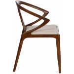 Silla Miel Tejido-Madera 55 X 57 X 81,20 Cm