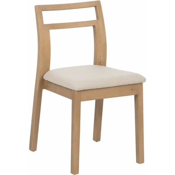 Silla Natural-Beige Tejido-Madera 41 X 50 X 81 Cm