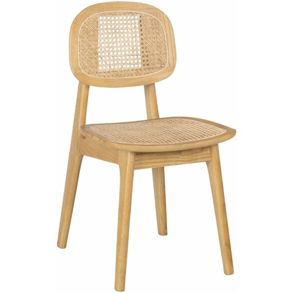Silla Natural Madera De Olmo Salón 42 X 50 X 79,50 Cm