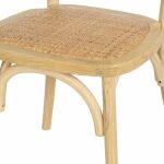Silla Natural Madera De Olmo Salón 45 X 42 X 86 Cm