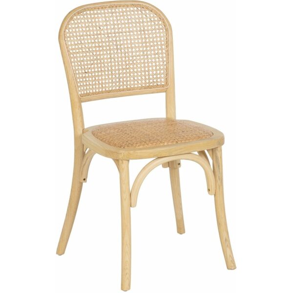 Silla Natural Madera De Olmo Salón 45 X 42 X 86 Cm