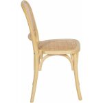 Silla Natural Madera De Olmo Salón 45 X 42 X 86 Cm
