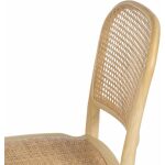 Silla Natural Madera De Olmo Salón 45 X 42 X 86 Cm