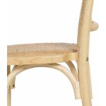 Silla Natural Madera De Olmo Salón 45 X 42 X 86 Cm